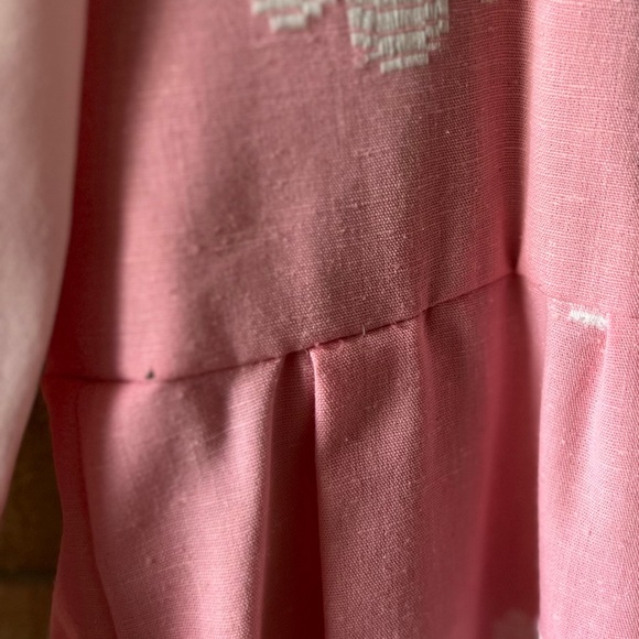 Vintage 60s Pink Daisy Mod Maxi Dress | Cottagecore Prairie Gown - Picture 13 of 13